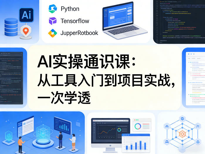 AI实操通识课，从工具入门到项目实战，一次学透-然百捷网络科技